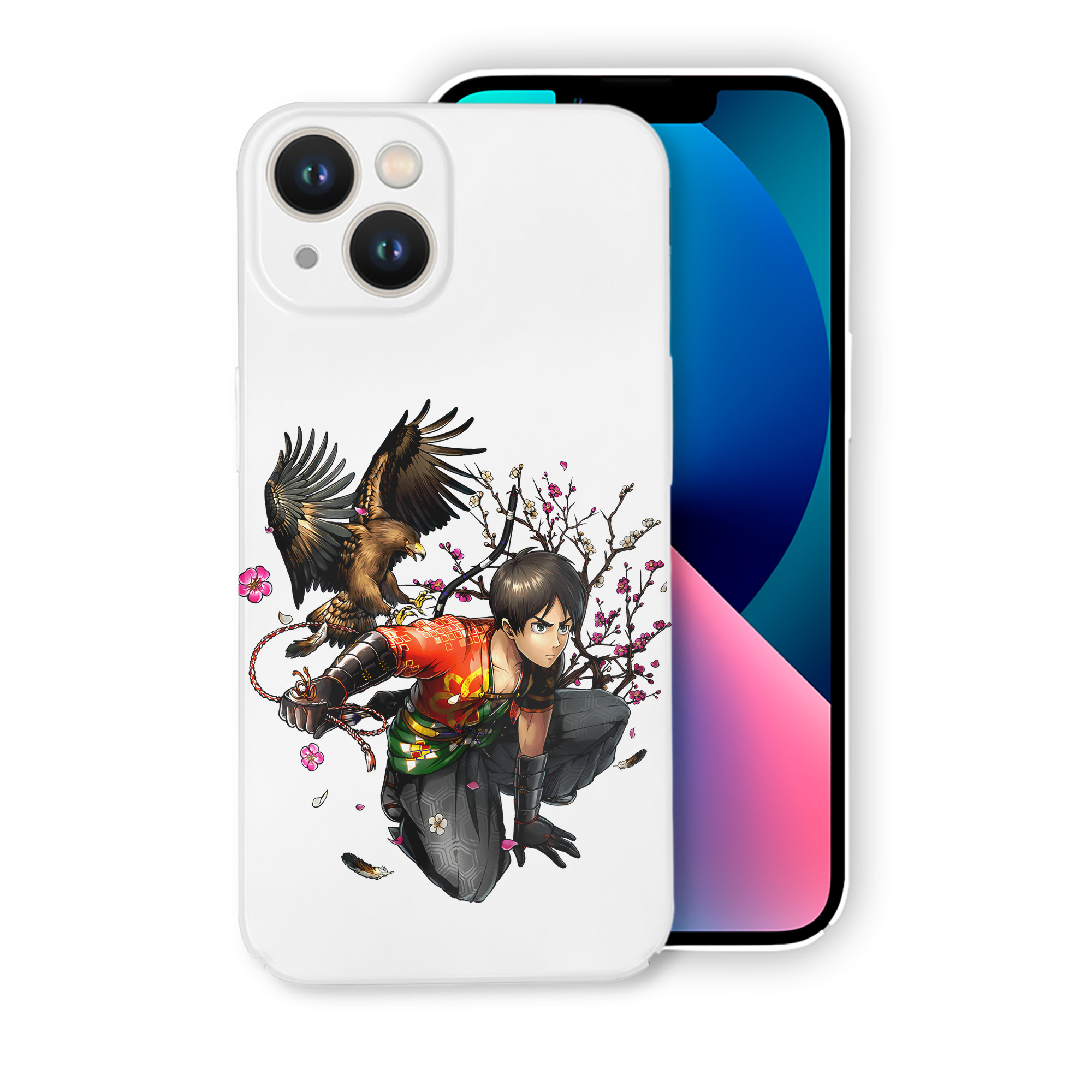 （画像用） 進撃の巨人 エレン･イェーガー Attack on Titan Eren Jäger 【iPhone 14シリーズ対応】ハードケース